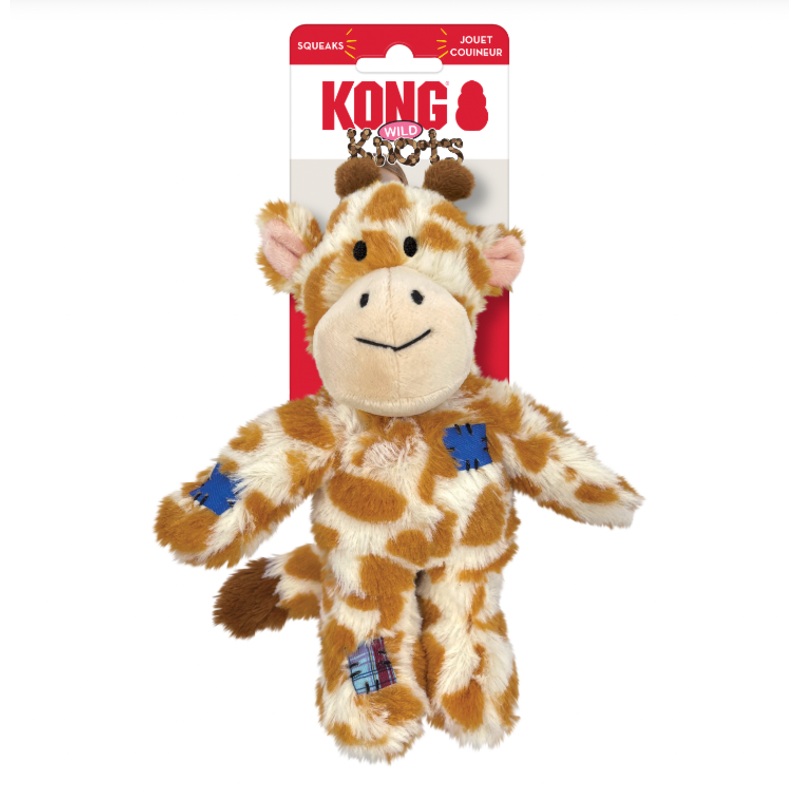KONG WILD KNOTS GIRAFEE DOG TOY