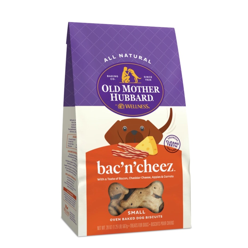 OLD MOTHER HUBBARD CRUNCHY CLASSIC BISCUITS : BAC-N-CHEEZ