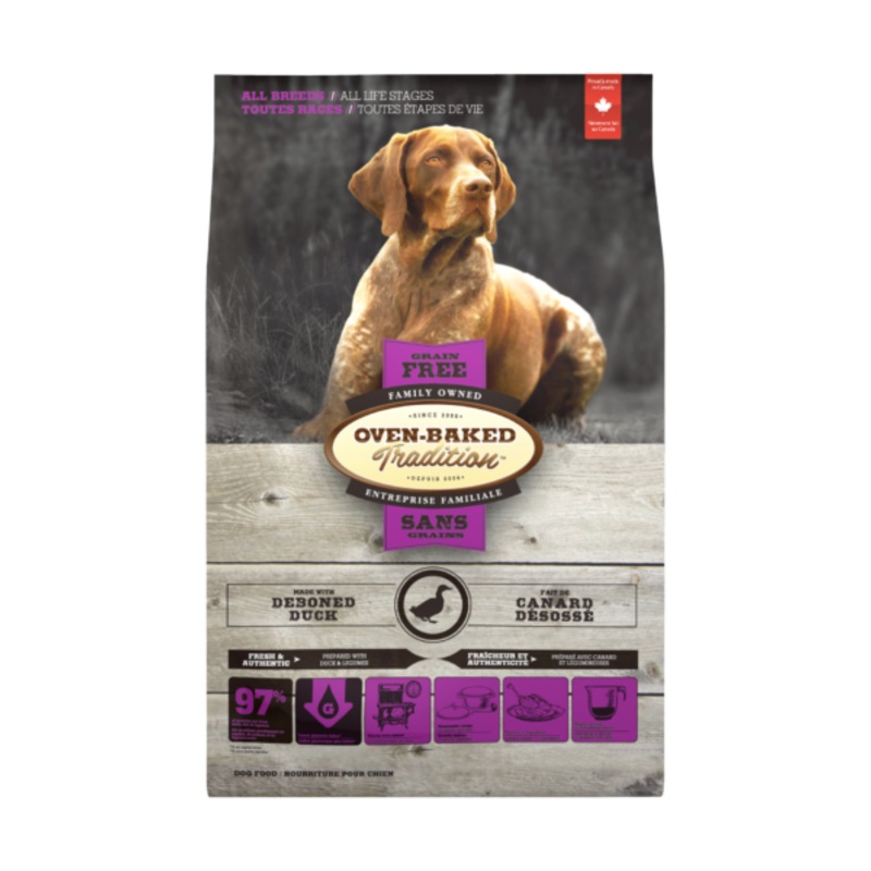 OVEN BAKED TRADITION DOG GRAIN-FREE FOOD FOR ALL BREED DOGS  DUCK