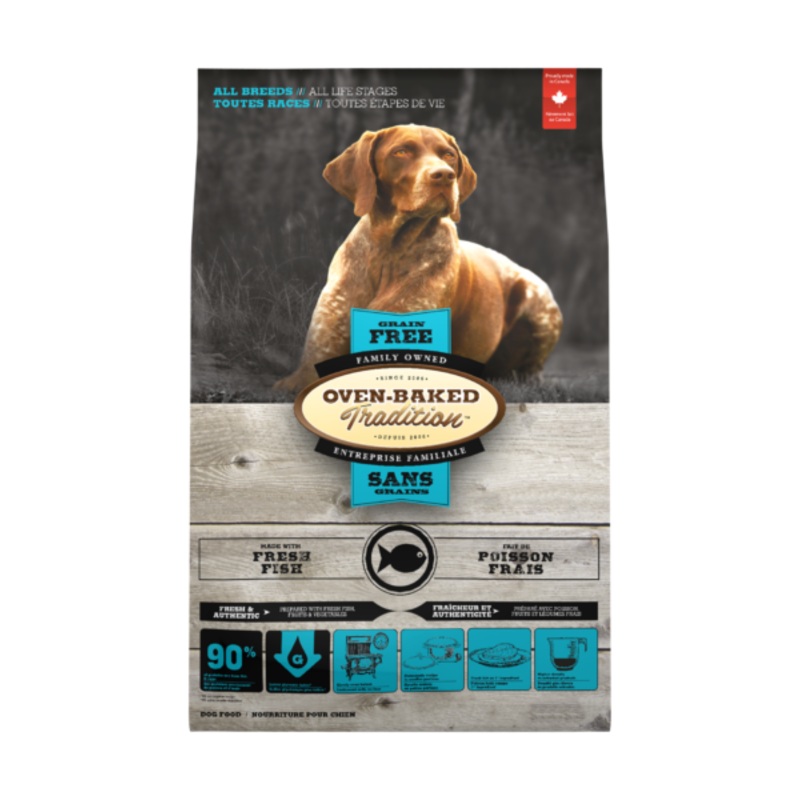 OVEN BAKED TRADITION DOG GRAIN-FREE FOOD FOR ALL BREED DOGS   FISH