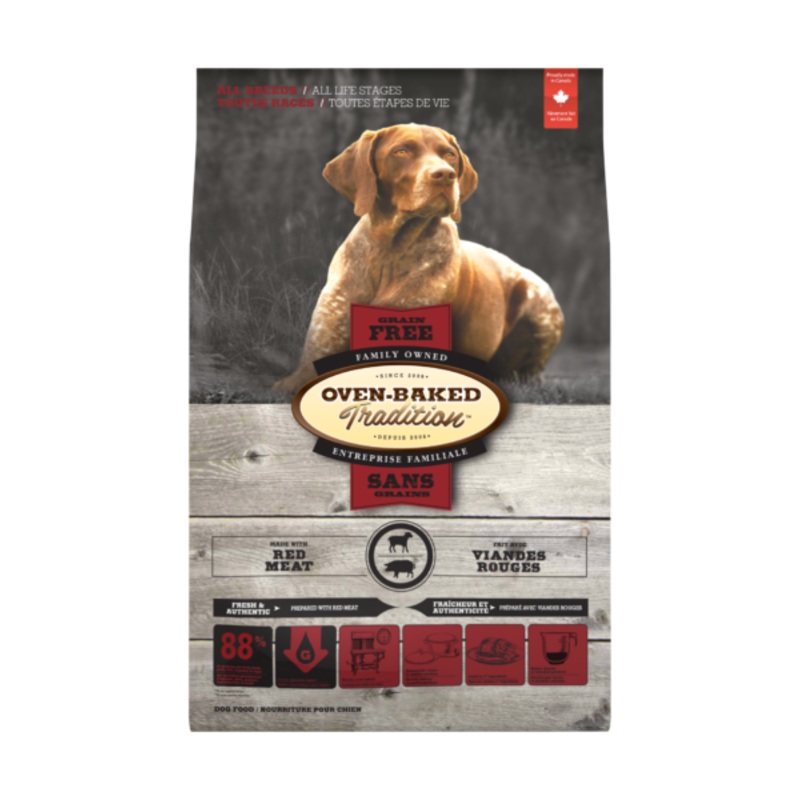OVEN BAKED TRADITION DOG GRAIN-FREE FOOD FOR DOGS OF ALL BREEDS  RED MEAT