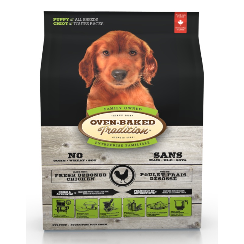 OVEN BAKED TRADITION PUPPY CHICKEN DOG DRY FOOD- ALL BREEDS