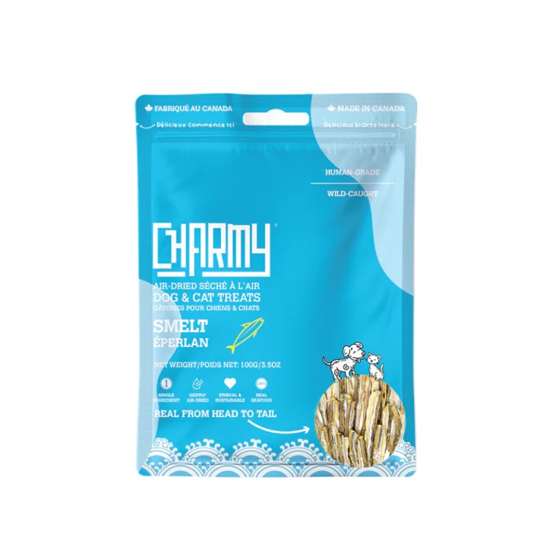 CHARMY LAKE SMELT DOG & CAT TREATS