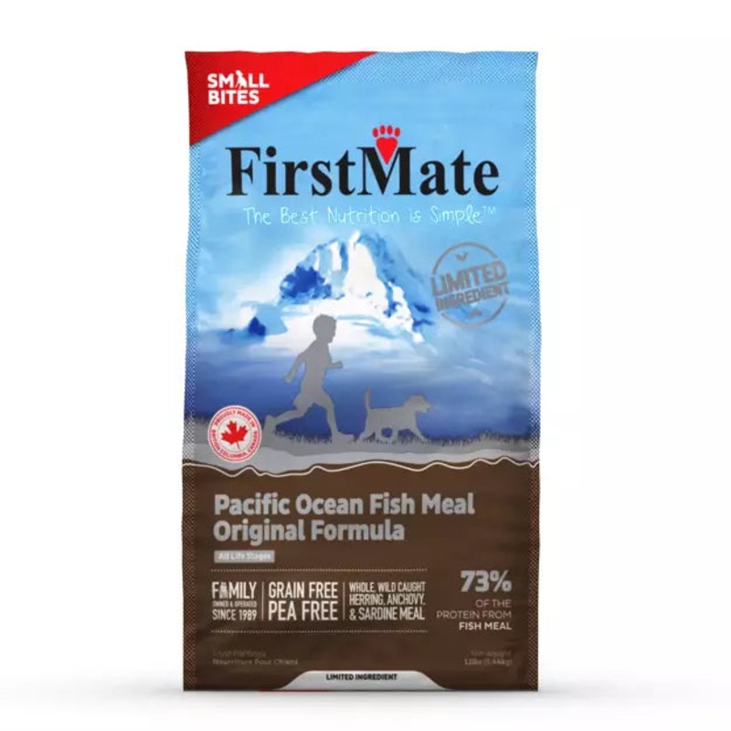 FIRSTMATE GRAIN FREE LIMITED INGREDITENT PACIFIC OCEAN FISH FORMULA SMALL BREED DRY DOG FOOD