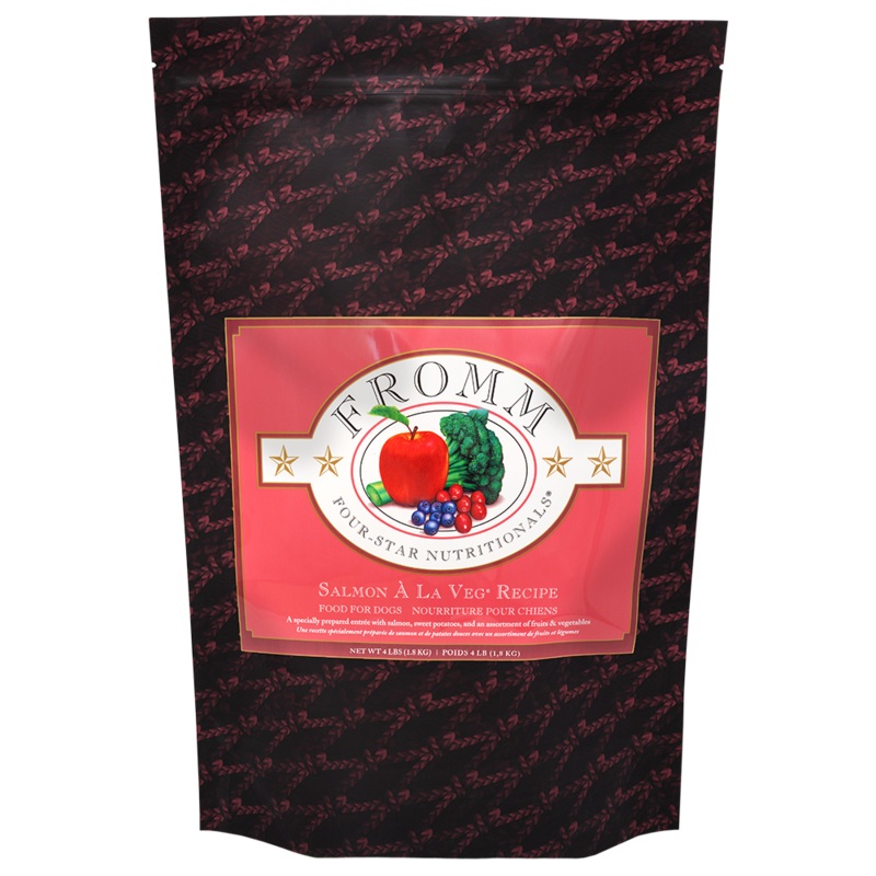 FROMM FOUR STAR SALMON  LA VEG RECIPE DOG FOOD