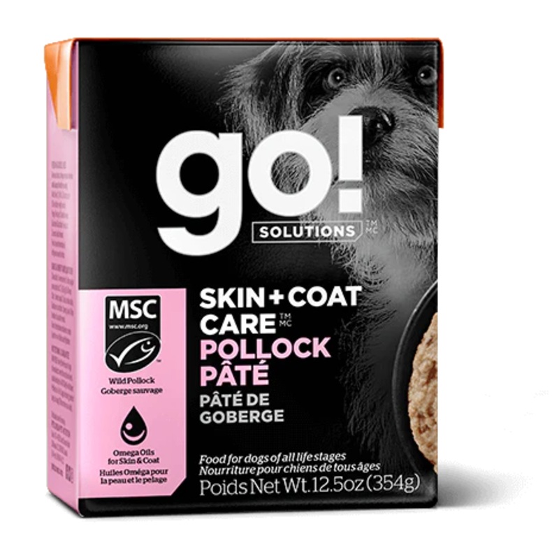 GO! SOLUTIONS SKIN + COAT CARE  POLLOCK PT WITH GRAINS FOR DOGS