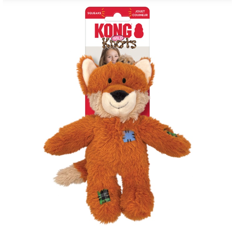 KONG WILD KNOTS FOX DOG TOY
