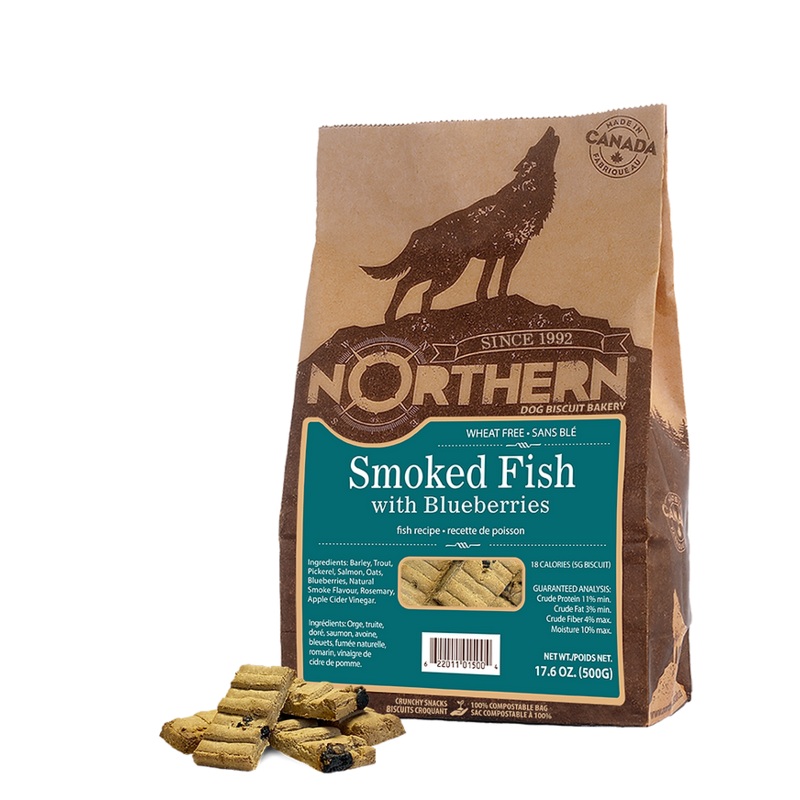 NORTHERN BISCUIT - SMOKED FISH W/BLUEBERRY