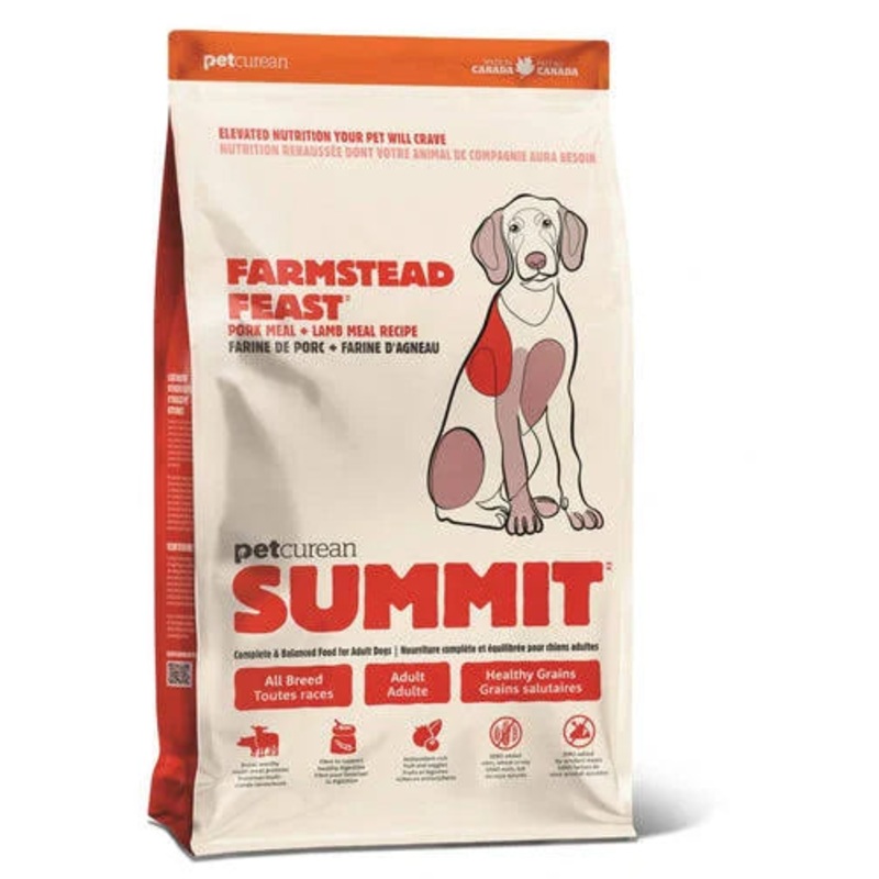 SUMMIT FARMSTEAD FEAST : PORK MEAL + LAMB MEAL RECIPE FOR ADULT DOGS