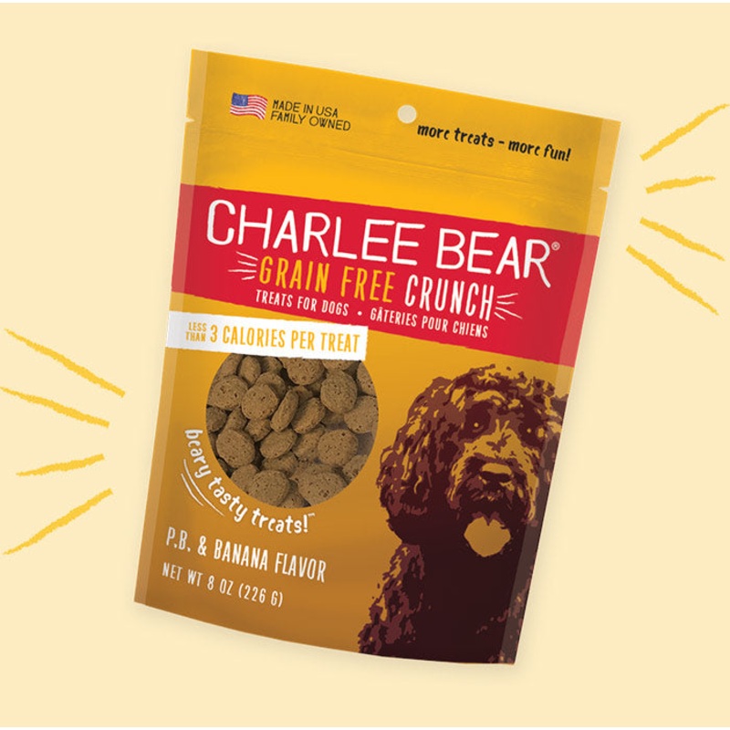 Charlee Bear Crunch Grain Free Peanut Butter & Banana 8oz