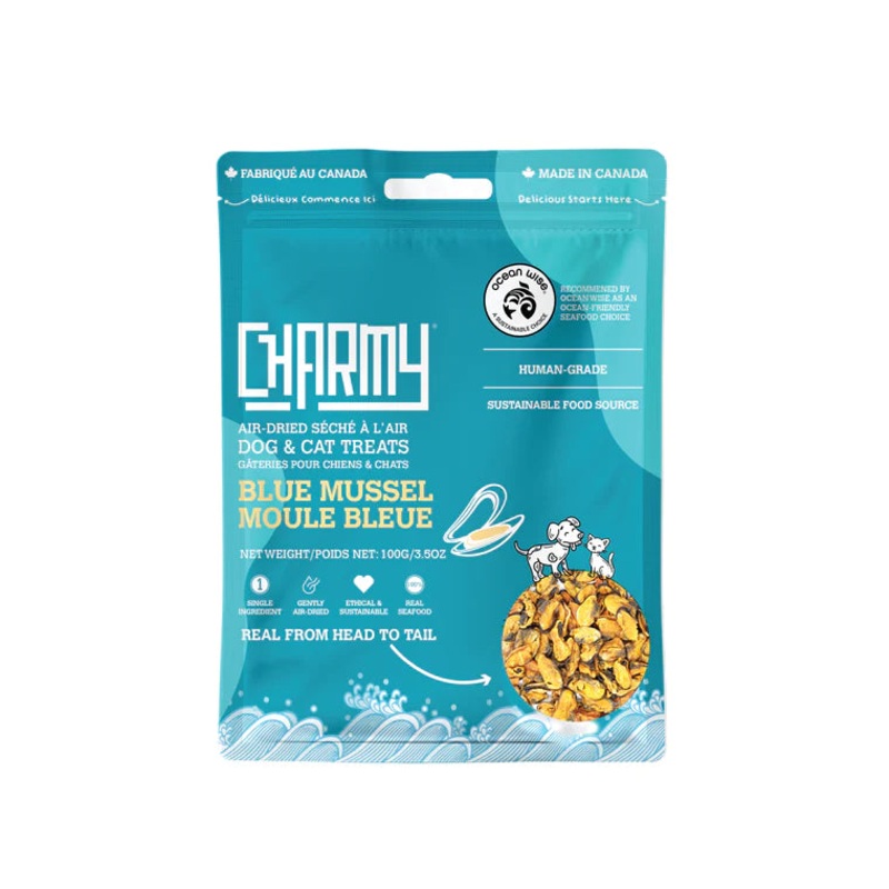 CHARMY BLUE MUSSELS DOG & CAT TREATS