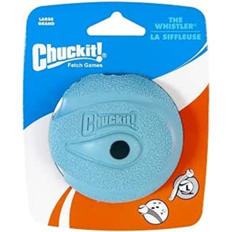 CHUCK IT! WHISTLER FETCH DOG TOY - PACK OF 1