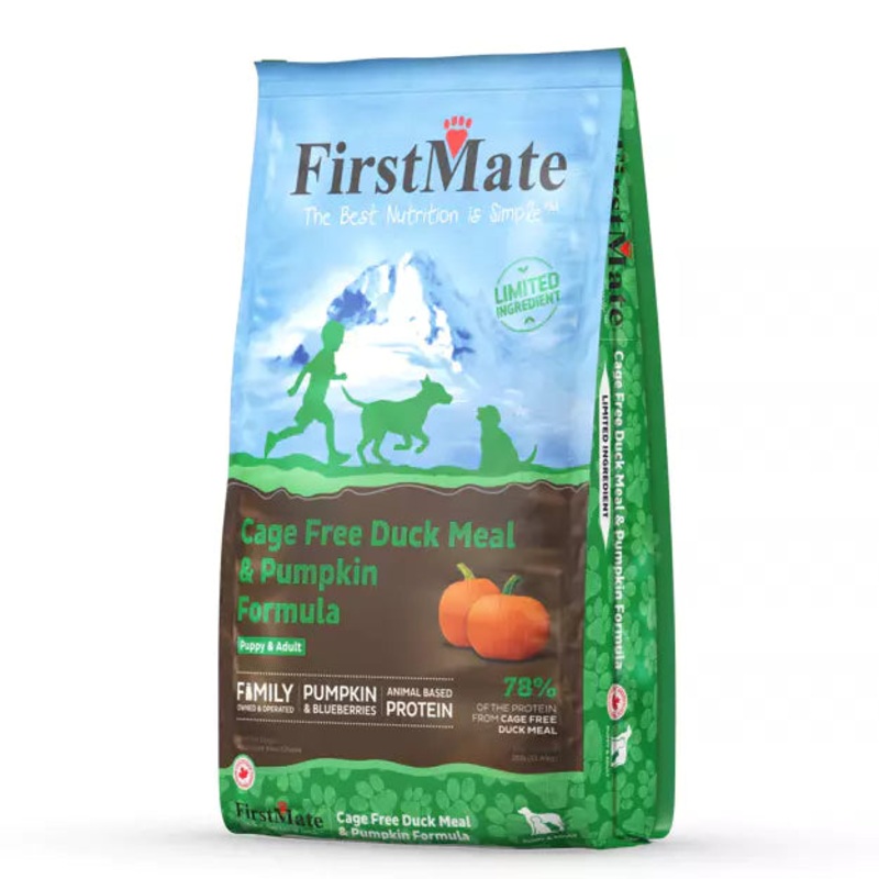 FIRSTMATE GRAIN FREE LIMITED INGREDITENT DUCK & PUMPKIN DRY DOG FOOD