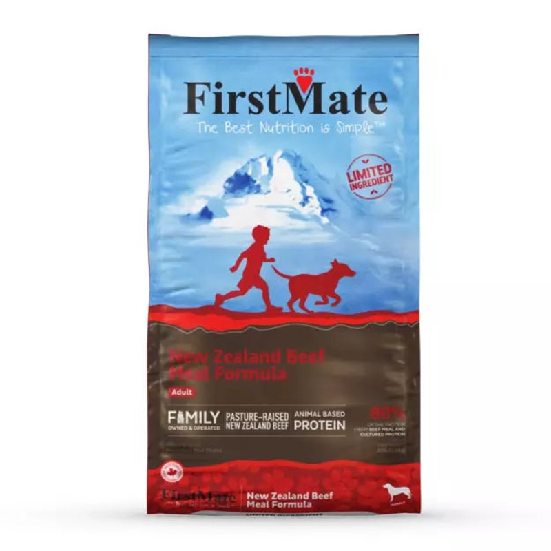 FIRSTMATE GRAIN FREE LIMITED INGREDITENT NEWZEALAND BEEF DRY DOG FOOD