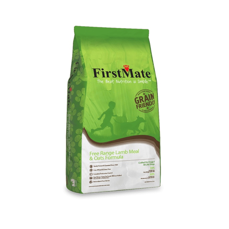 FIRSTMATE GRAIN FRIENDLY FREE RANGE LAMB & OATS DRY DOG FOOD