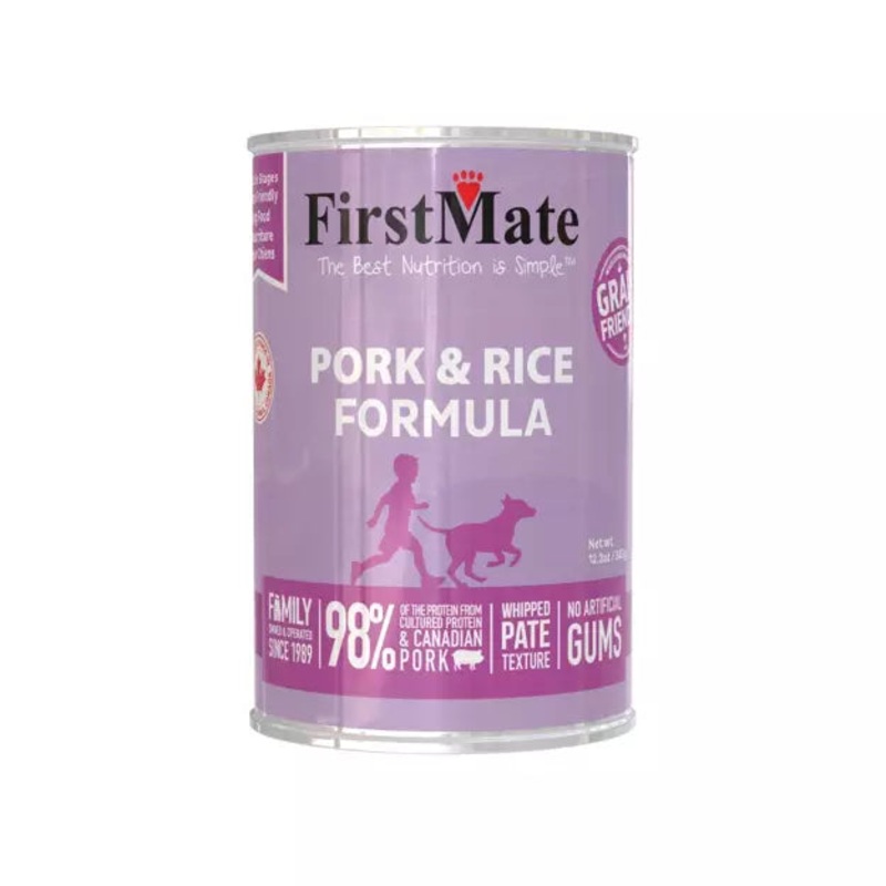 FIRSTMATE PORK & RICE FORMULA DOG CAN