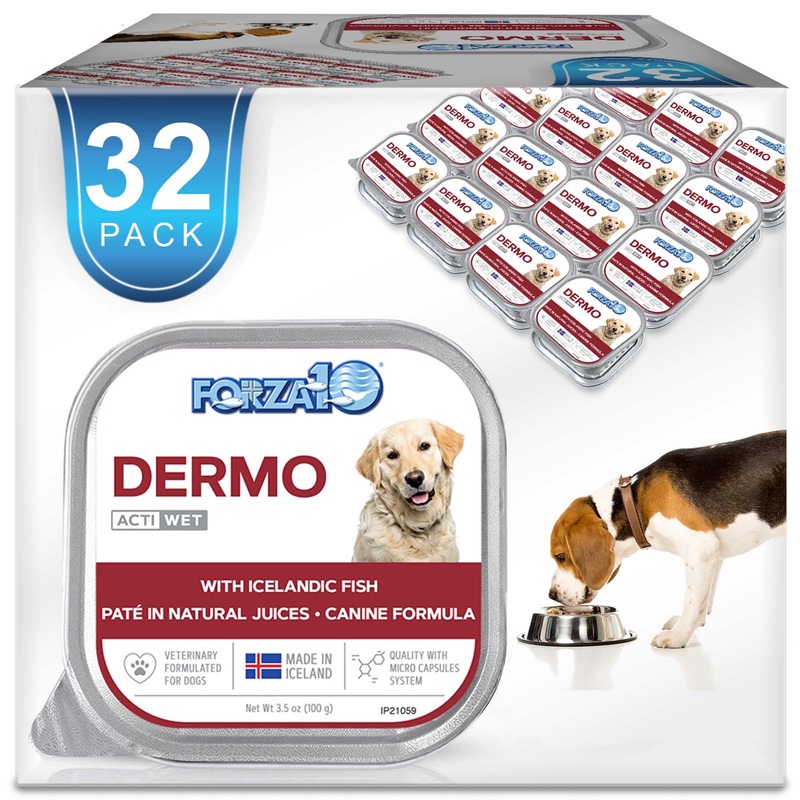 FORZA10 NUTRACEUTIC ACTIWET DERMO ICELANDIC FISH RECIPE WET DOG FOOD