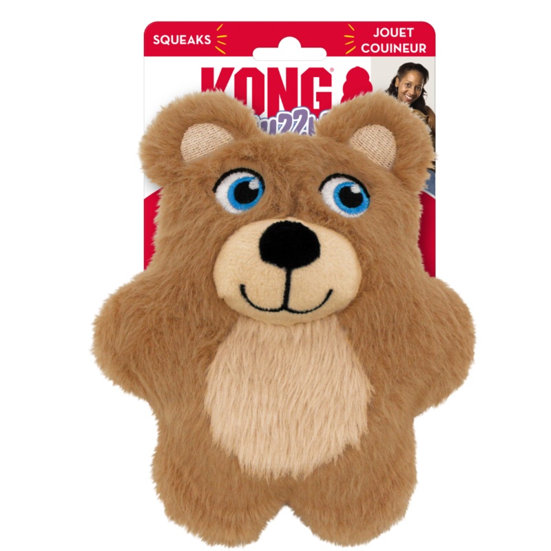 KONG SNUZZLES KIDDOS TEDDY DOG TOY