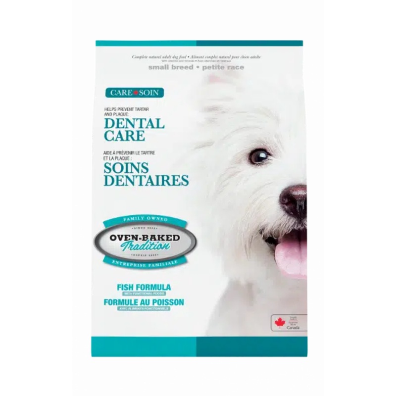 OVEN BAKED TRADITION CARE+ DENTAL CARE FOOD FOR SMALL BREEDS WITH FISH