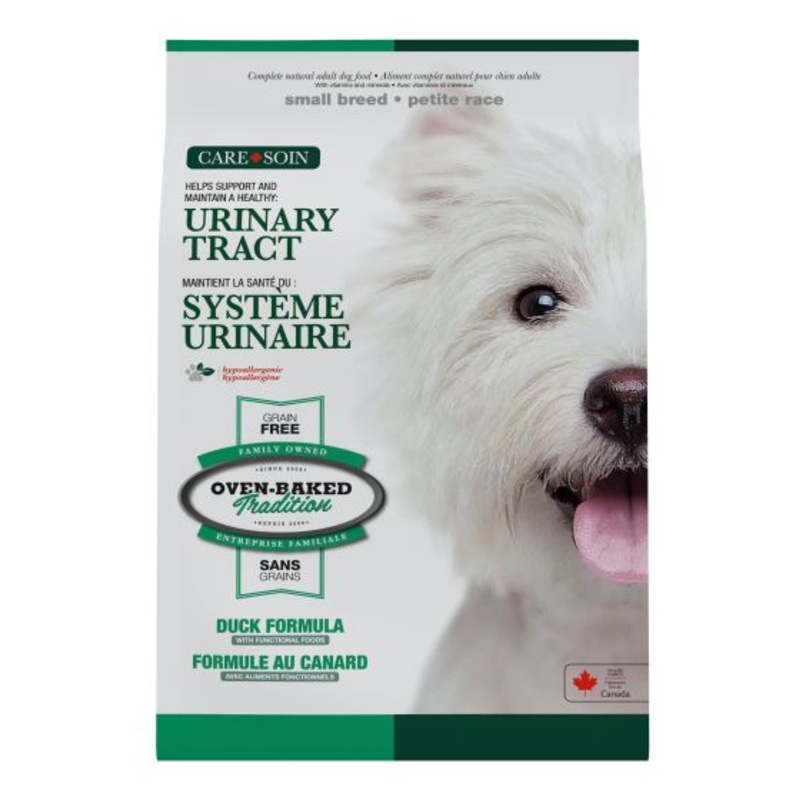 OVEN BAKED TRADITION CARE+ URINARY TRACT GRAIN FREE FOOD FOR SMALL BREEDS WITH DUCK