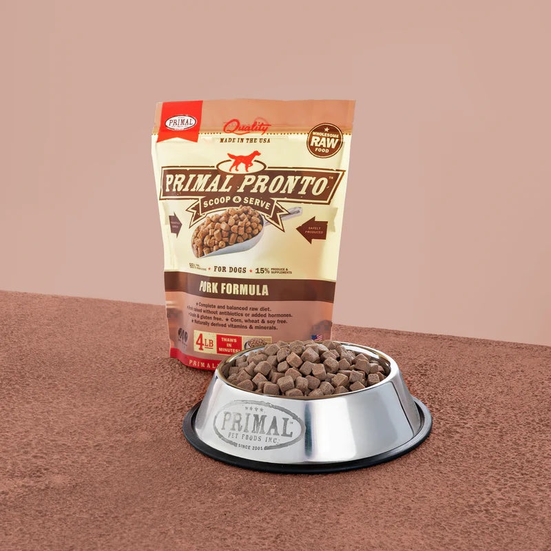 PRIMAL CANINE RAW FROZEN PRONTO - PORK