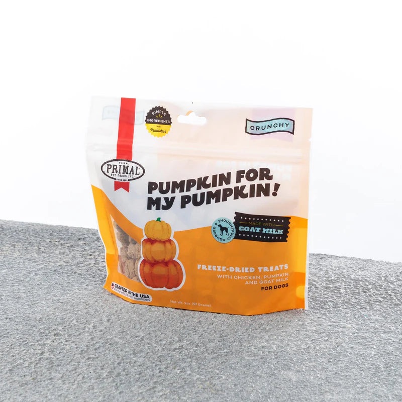 PRIMAL PUMPKIN FOR MY PUMPKIN TREAT - CHICKEN, PUMPKIN & GOAT MILK
