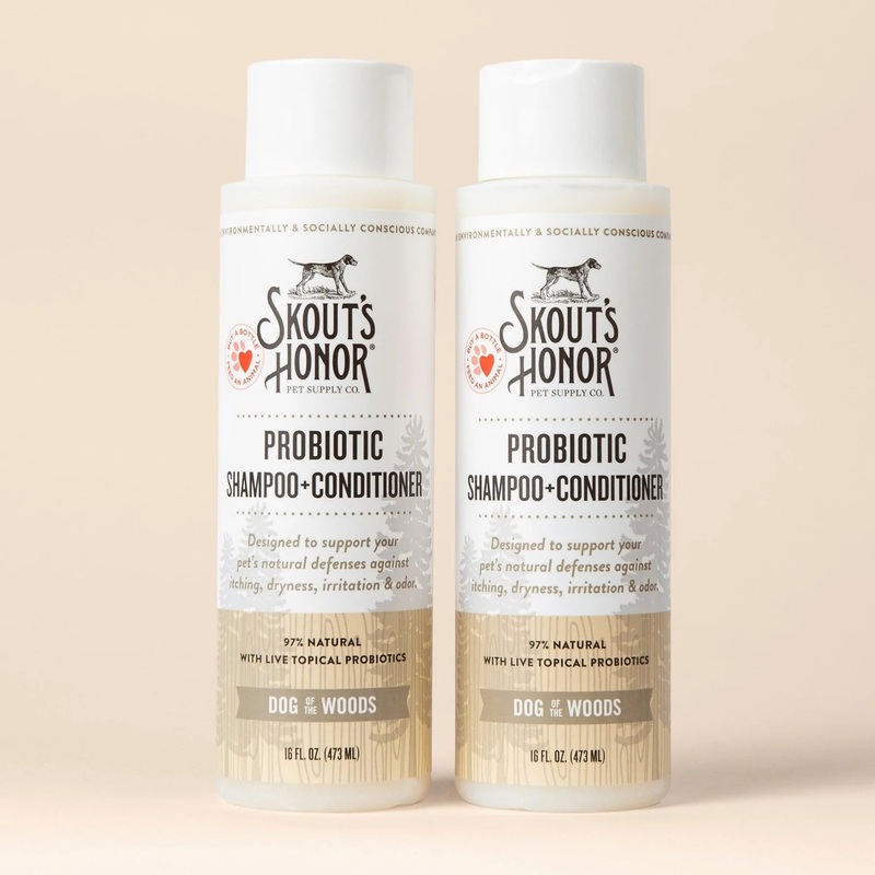 SKOUTS HONOR PROBIOTIC SHAMPOO + CONDITIONER - DOG OF THE WOODS