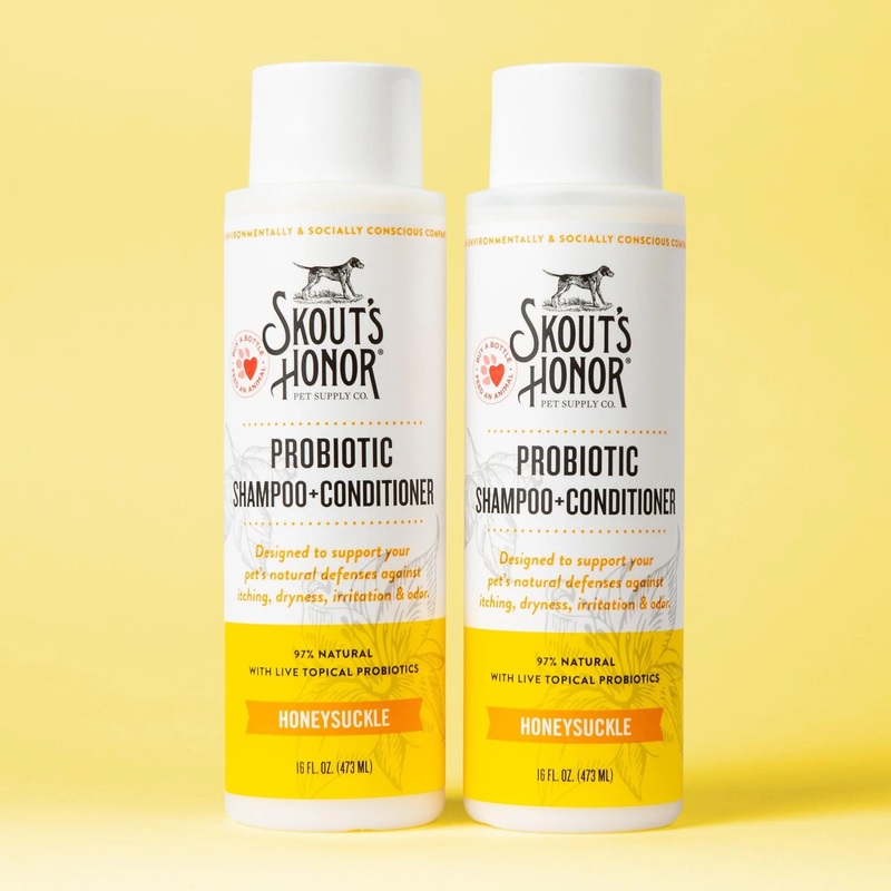 SKOUTS HONOR PROBIOTIC SHAMPOO + CONDITIONER - HONEYSUCKLE