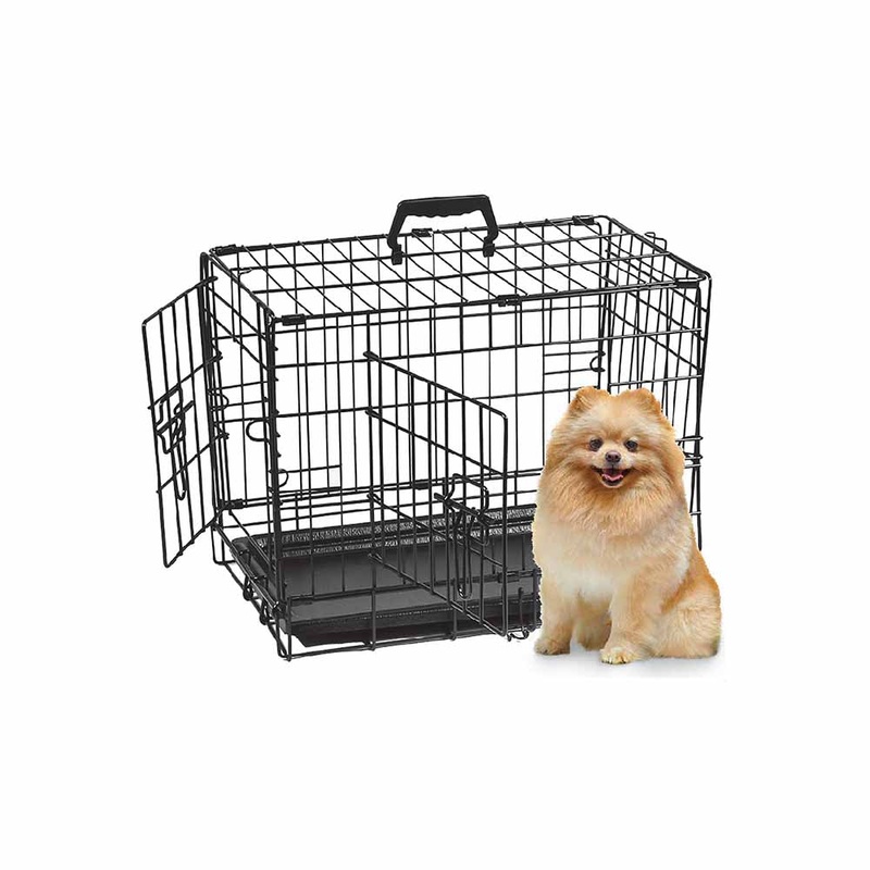 SMART PET LOVE SIMPLY ESSENTIAL 2 DOOR DOUBLE WIRE DOG CRATE