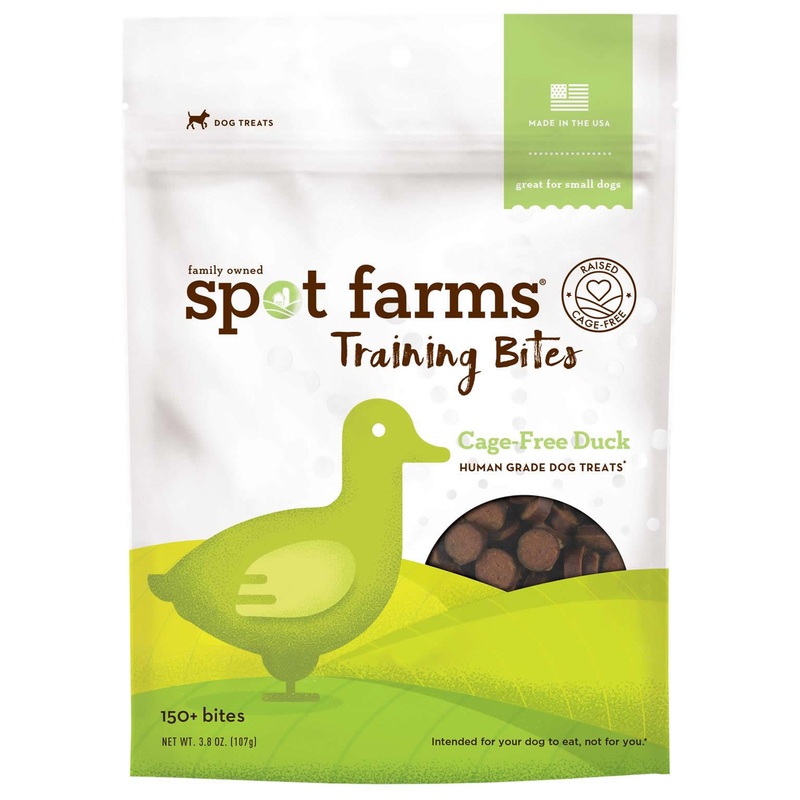 SPOT FARMS ORGANIC DUCK TRAINING BITES DOG TREATS