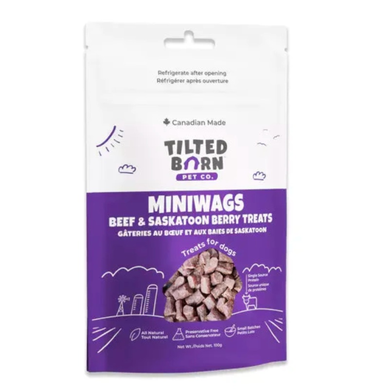 TILTED BARN MINI WAGS - BERRY & SASKATOON DOG TREATS
