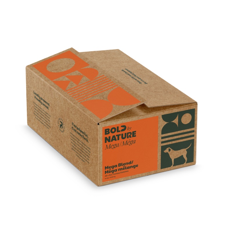 BOLD BY NATURE MEGA DOG RAW : MEGA BLEND BOX