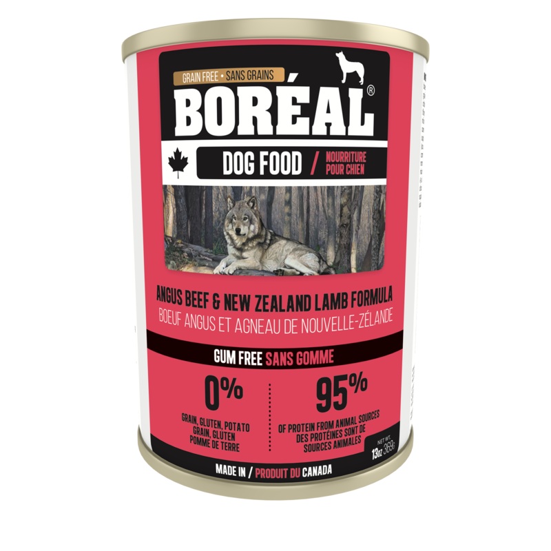 BOREAL CANADIAN ANGUS BEEF AND NZ LAMB DOG WET FOOD