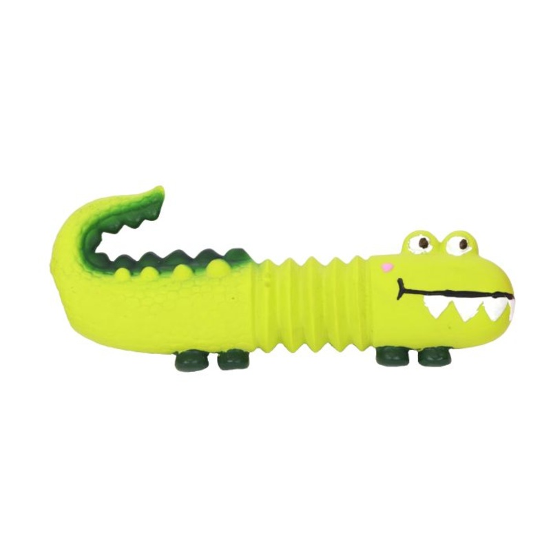 BUD'Z LATEX LIZARD GREEN DOG TOYS 1 PC