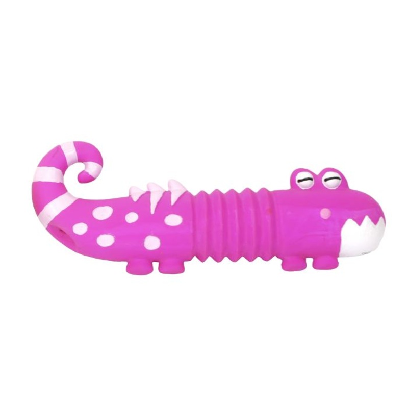 BUD'Z LATEX LIZARD PINK DOG TOYS 1 PC