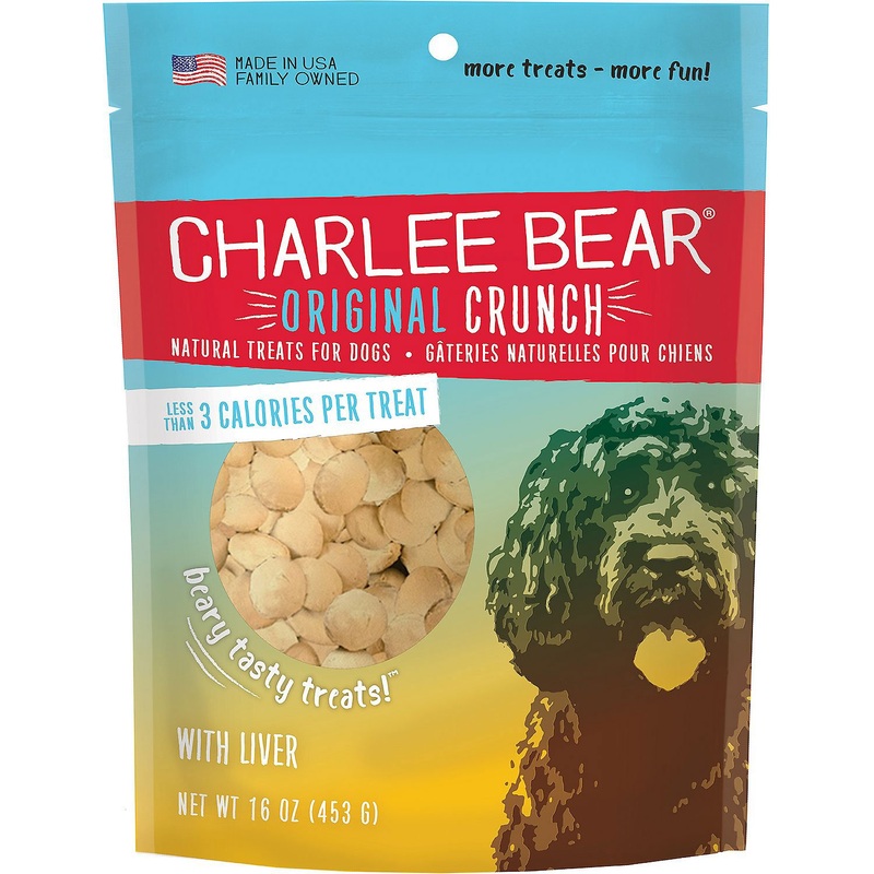 Charlee Bear Original Crunch Liver Treats - 16ozBag