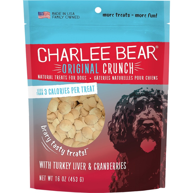 Charlee Bear Original Turkey , Cranberries & Liver Treats - 16ozBag