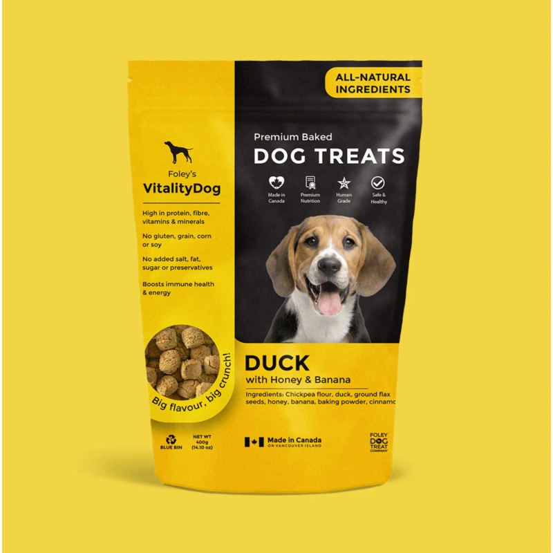 FOLEY'S VITALITY DOG - DUCK WITH HONEY & BANANA
