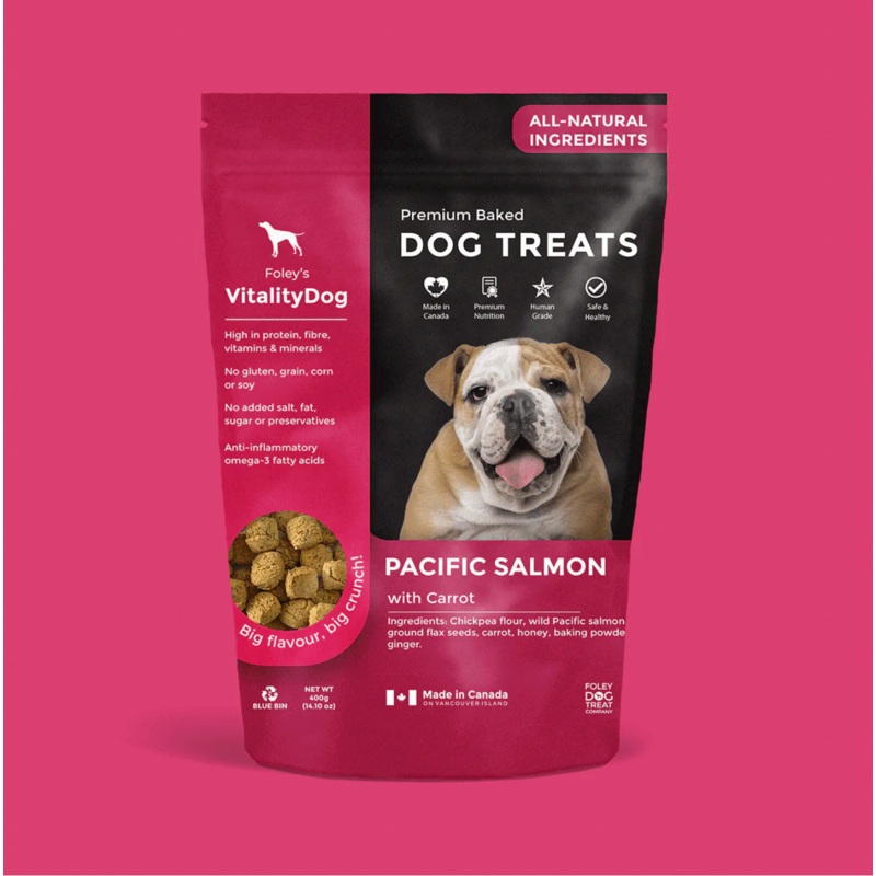FOLEY'S VITALITY DOG - PACIFIC SALMON WITH CARROT