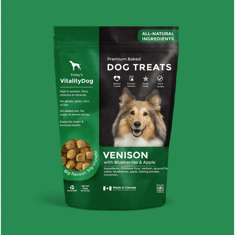 FOLEY'S VITALITY DOG - VENISON WITH BLUEBERRY & APPLES
