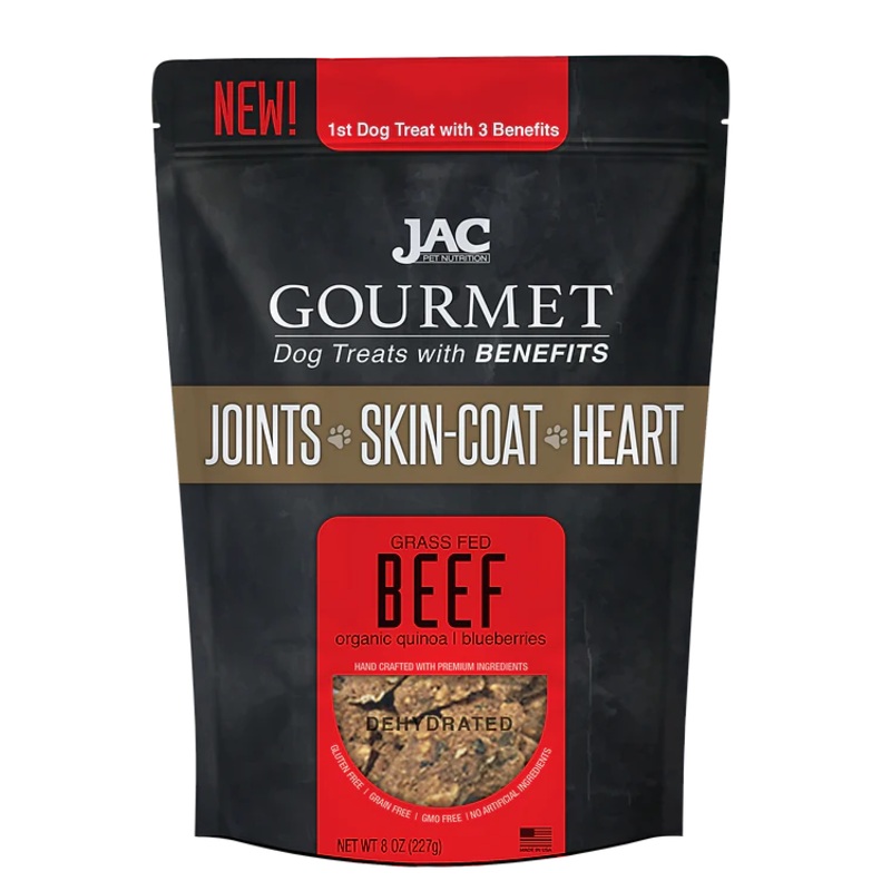 JAC FUNTIONAL DOG TREATS - GRASS-FED BEEF : 14oz