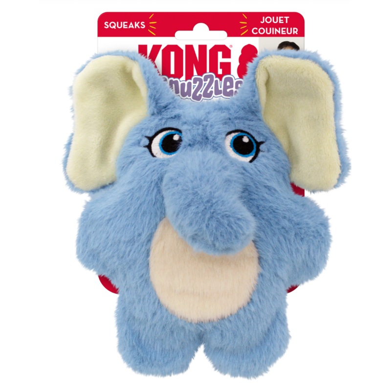 KONG SNUZZLES KIDDOS ELEPHANT DOG TOY