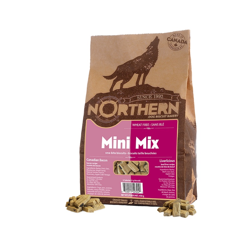 NORTHERN BISCUIT - MINI MIX : LIVER & CANADIAN BACON