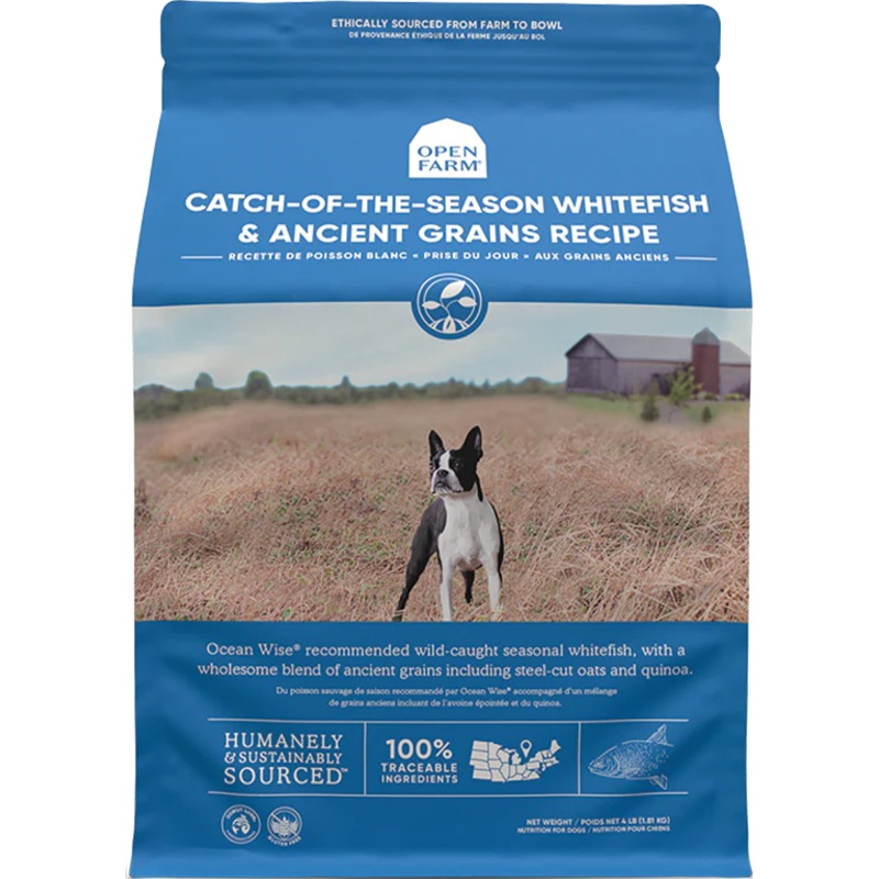 OPEN FARM WHITEFISH & ANCIENT GRAINS DRY DOG FOOD