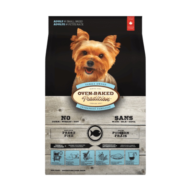 OVEN-BAKED TRADITION FOOD FOR SMALL BREED ADULT DOGS  FISH