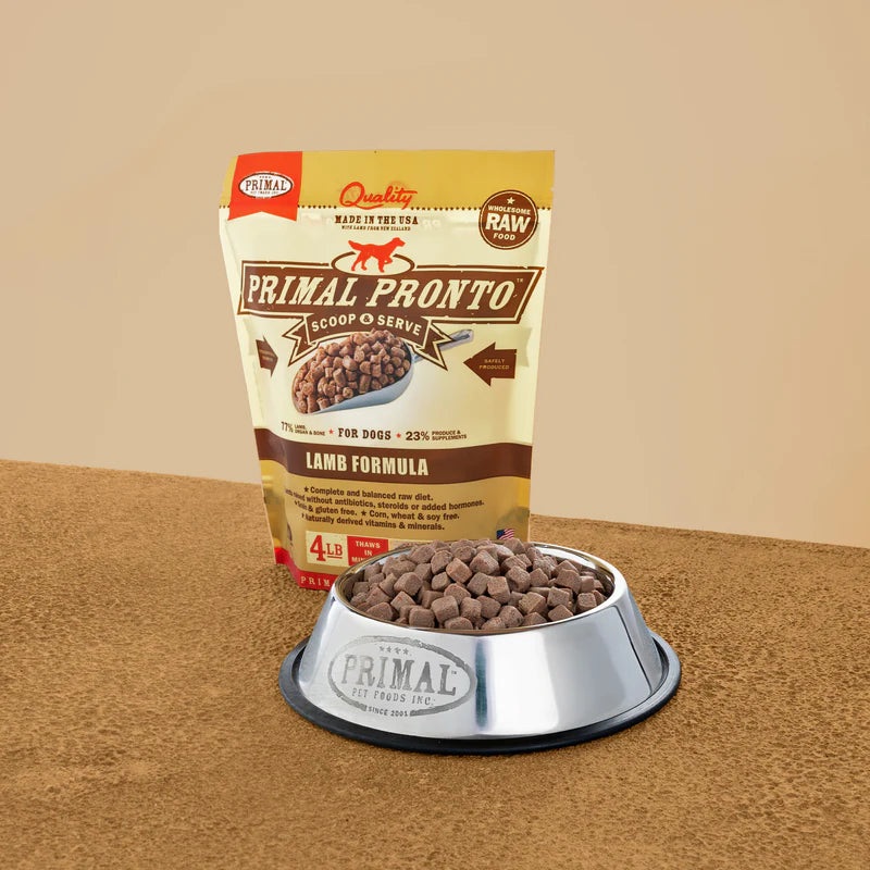 PRIMAL CANINE RAW FROZEN PRONTO - LAMB