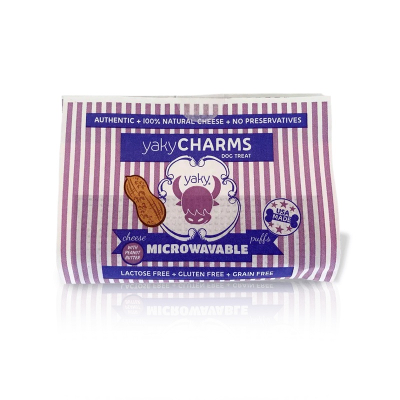 THE ORIGINAL HIMALAYAN YAKY CHARMS MICROWAVABLE PUFFCORNS - PEANUT BUTTER