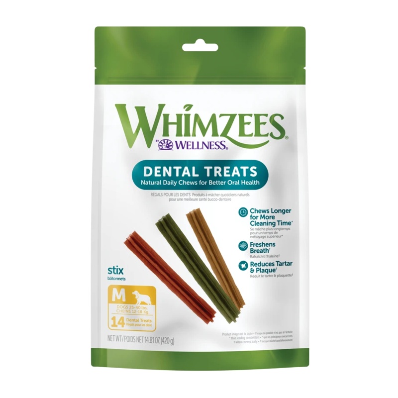 WHIMZEES DENTAL POUCHES - STIX