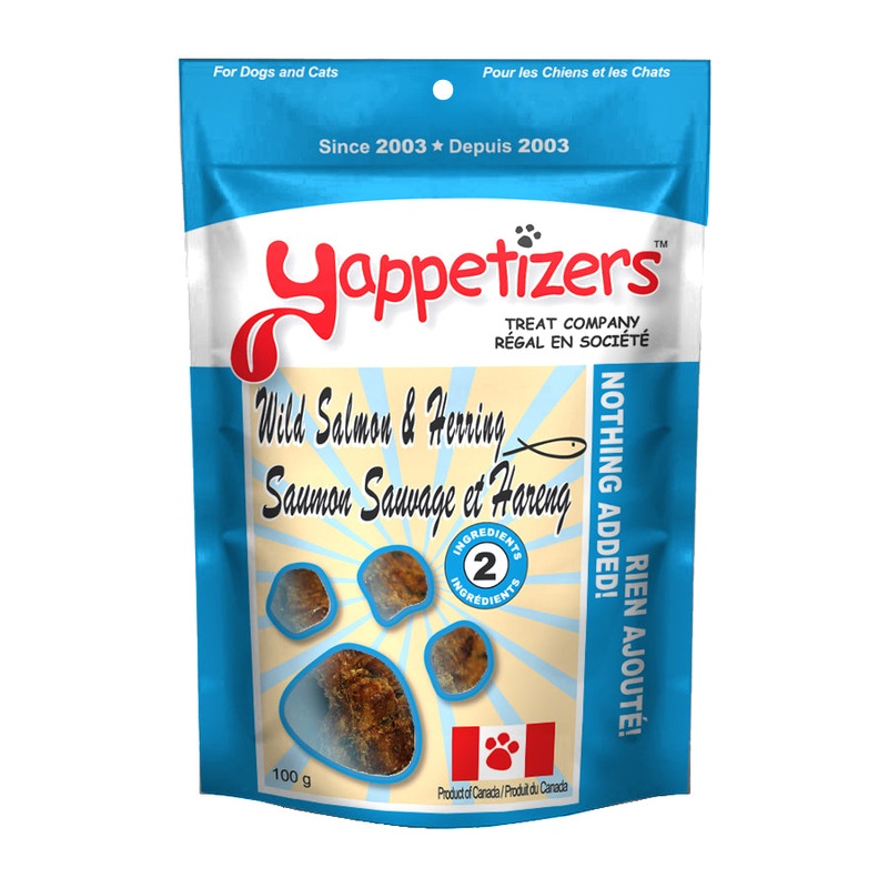 YAPPETIZER DOG TREAT SALMON & HERRING