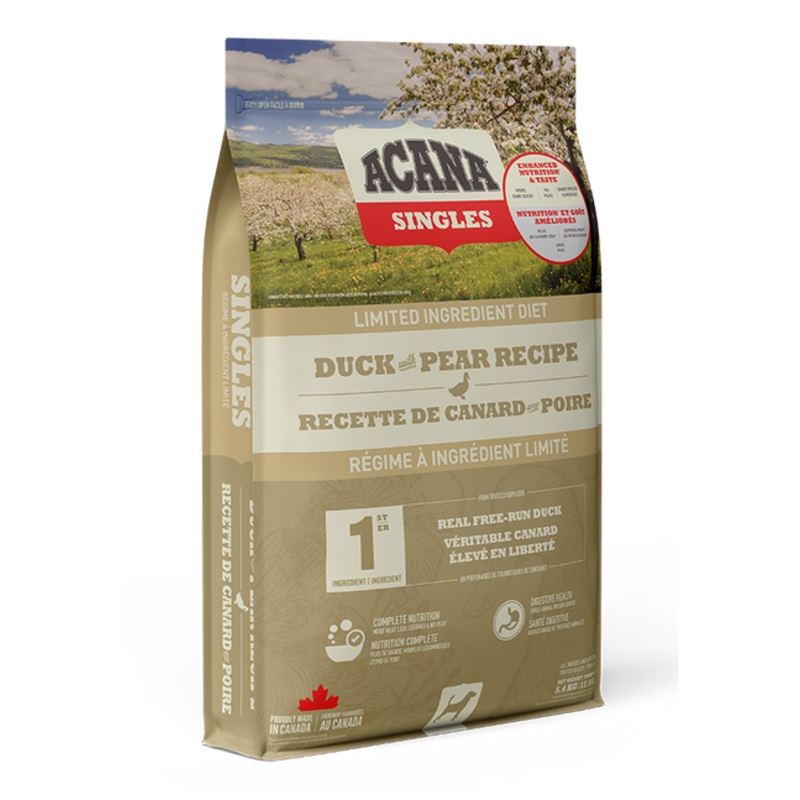 ACANA LID DUCK WITH PEAR RECIPE DRY FOOD